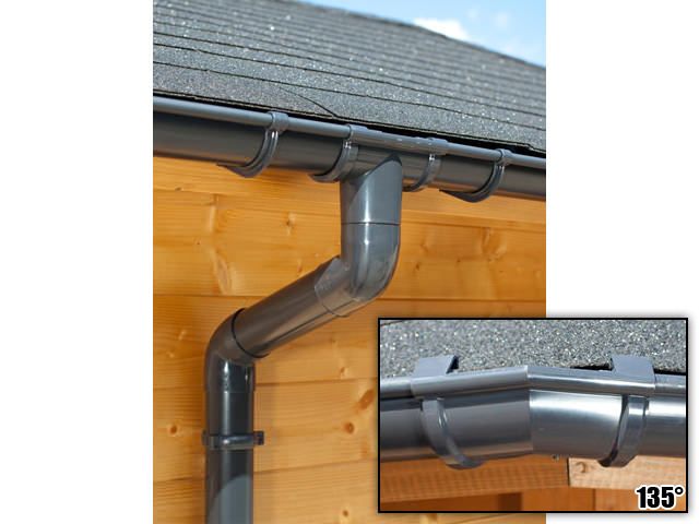Guttering in colour anthracite (GD16)