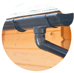 Plastic guttering