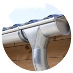 Zinc guttering